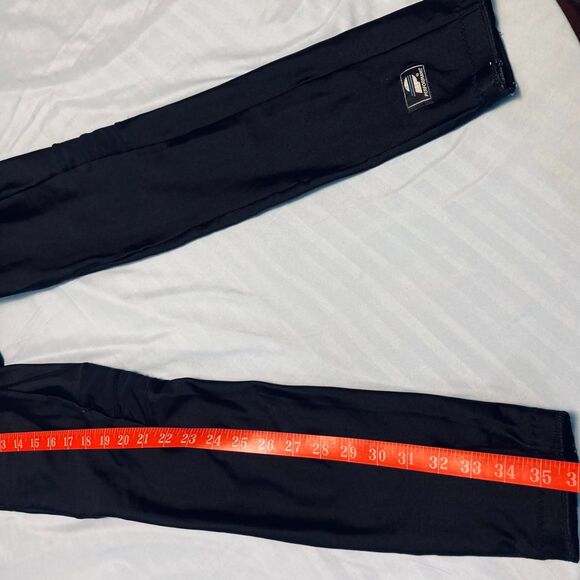 USA Made Unisex Cushion Padded Performance Bike Cycling Tights Leggings XL Black - Picture 8 of 10